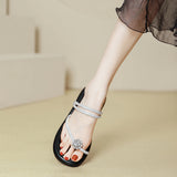 Plus wide new diamond sandals thick soled beach sandals suitable for wide feet can be worn