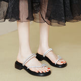 Plus wide new diamond sandals thick soled beach sandals suitable for wide feet can be worn